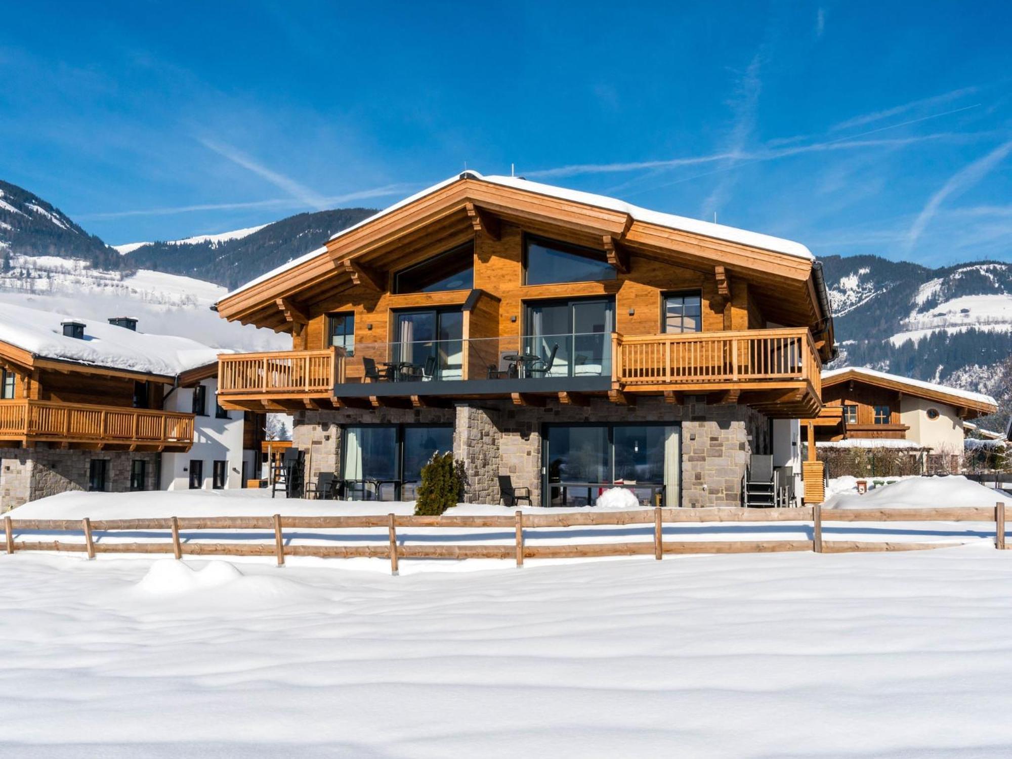 Detached Luxury Holiday Home With Sauna Niedernsill Buitenkant foto