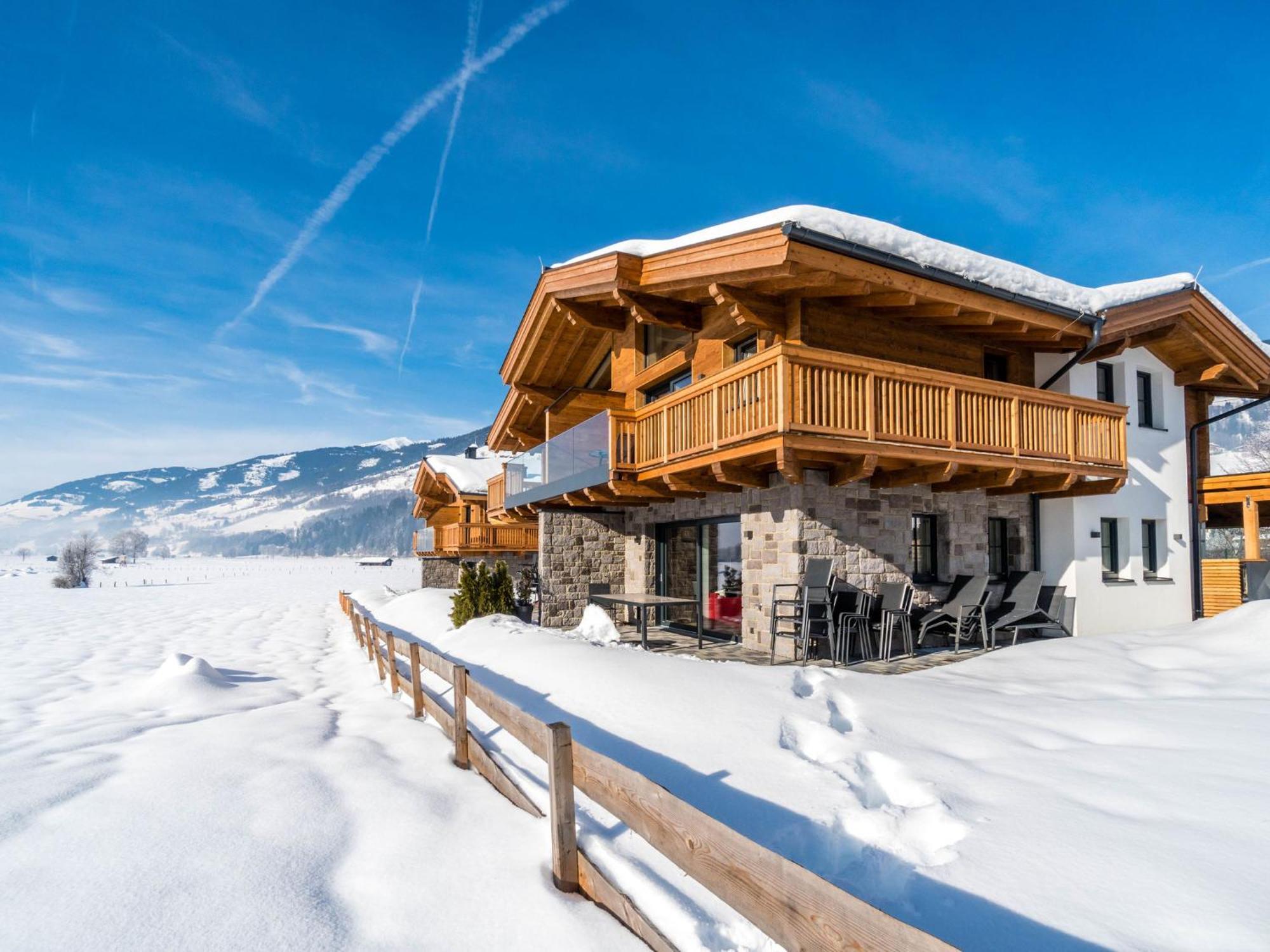 Detached Luxury Holiday Home With Sauna Niedernsill Buitenkant foto